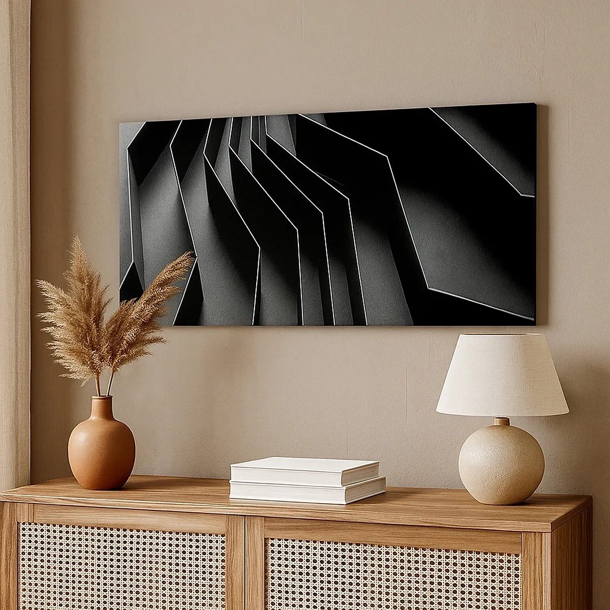 Impression sur toile - Image sur toile - Ordre spatial - 30x30 cm