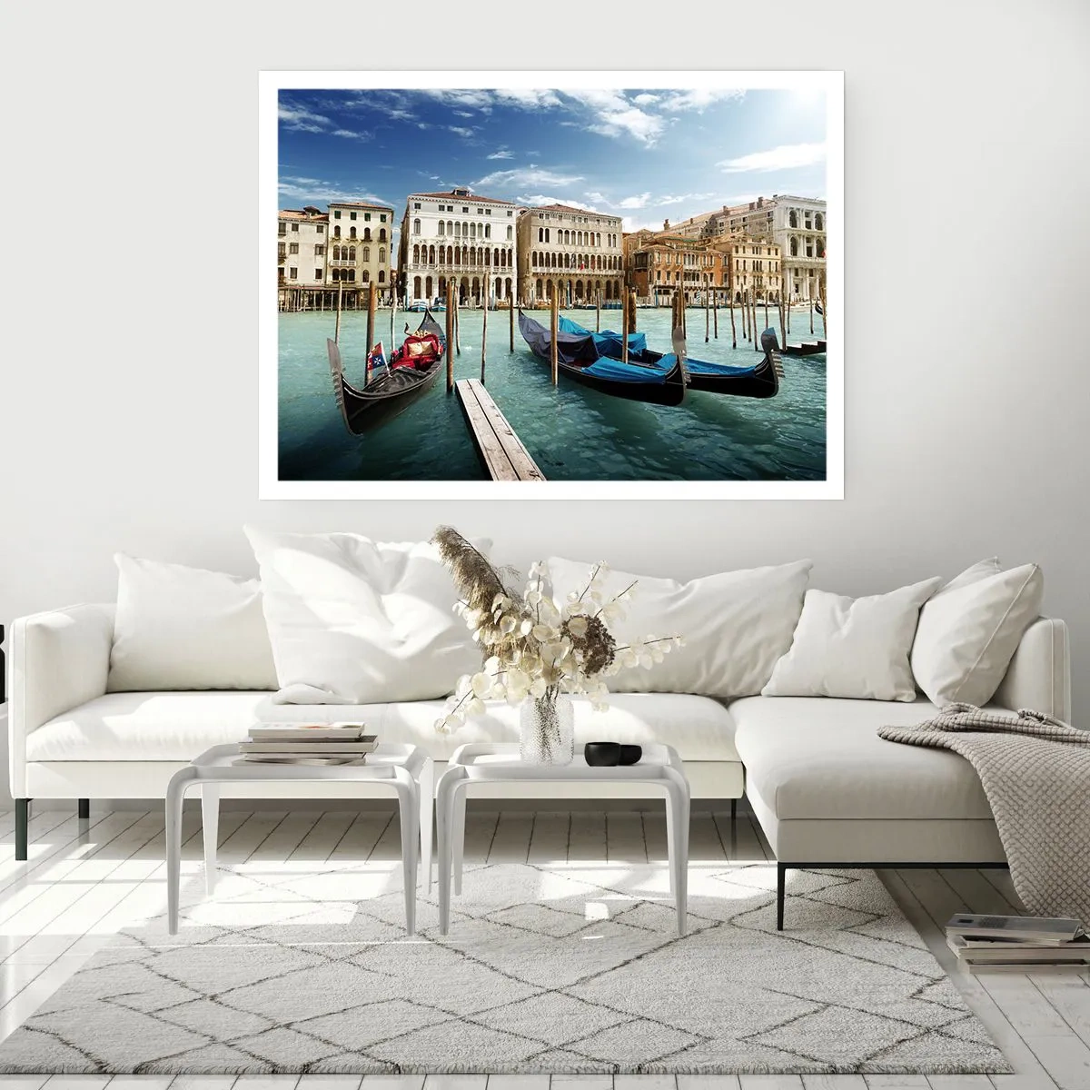 Affiche - Poster - Palace bleu ciel - 91x61 cm