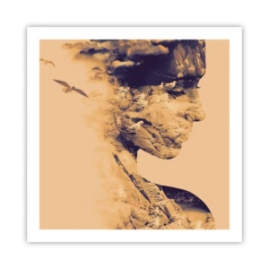 Affiche - Poster - Beauté de la nature - 60x60 cm