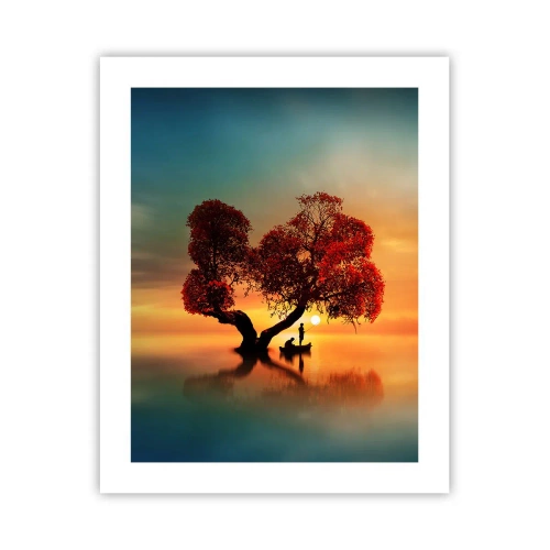 Affiche - Poster - Plénitude et éloignement sans monde - 40x50 cm