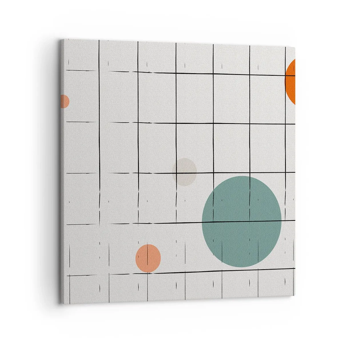 Impression sur toile - Image sur toile - Piégé. Nous ou eux ? - 50x50 cm