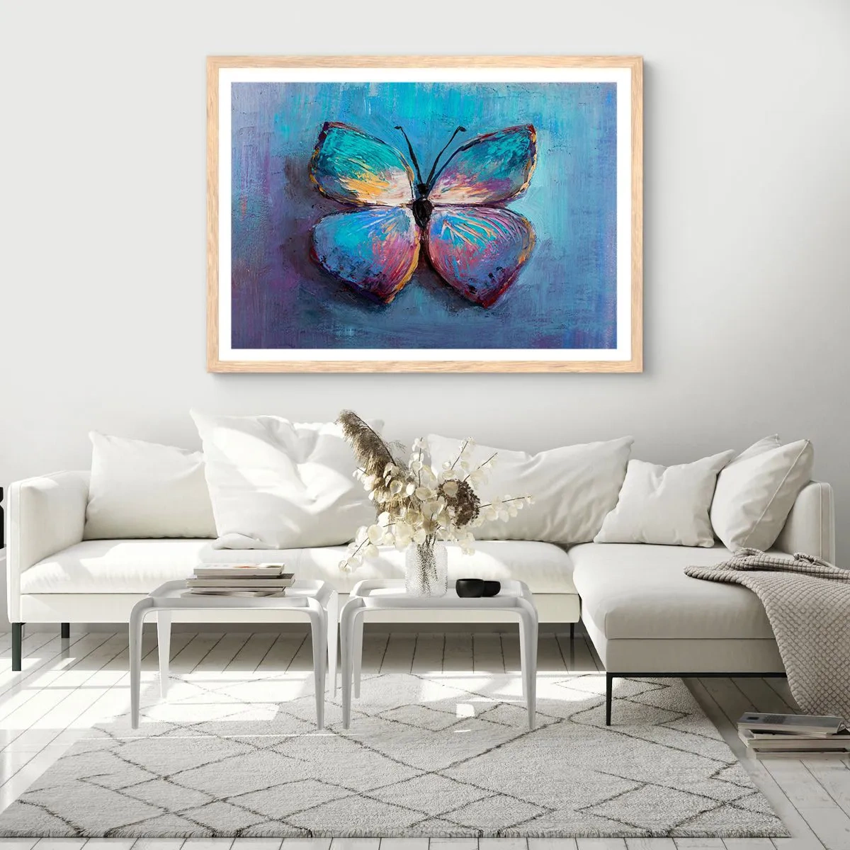 Affiche dans un chêne clair - Poster - Dans toute sa splendeur - 70x50 cm