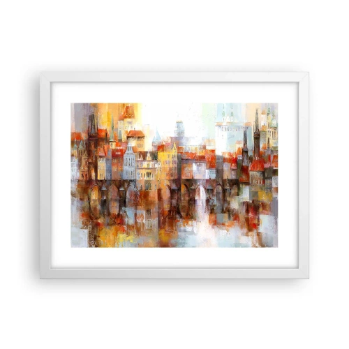 Affiche dans un cadre blanc - Poster - C'est aussi beau sous le pont - 40x30 cm
