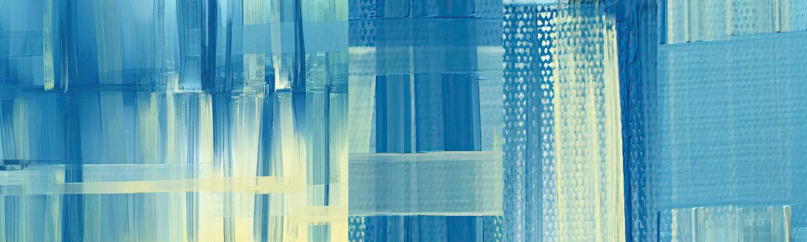 Échantillon De Papier Peint Standard Eco - Composition en turquoise - Abstraction, Ceintures, Maritime - 100x30 cm