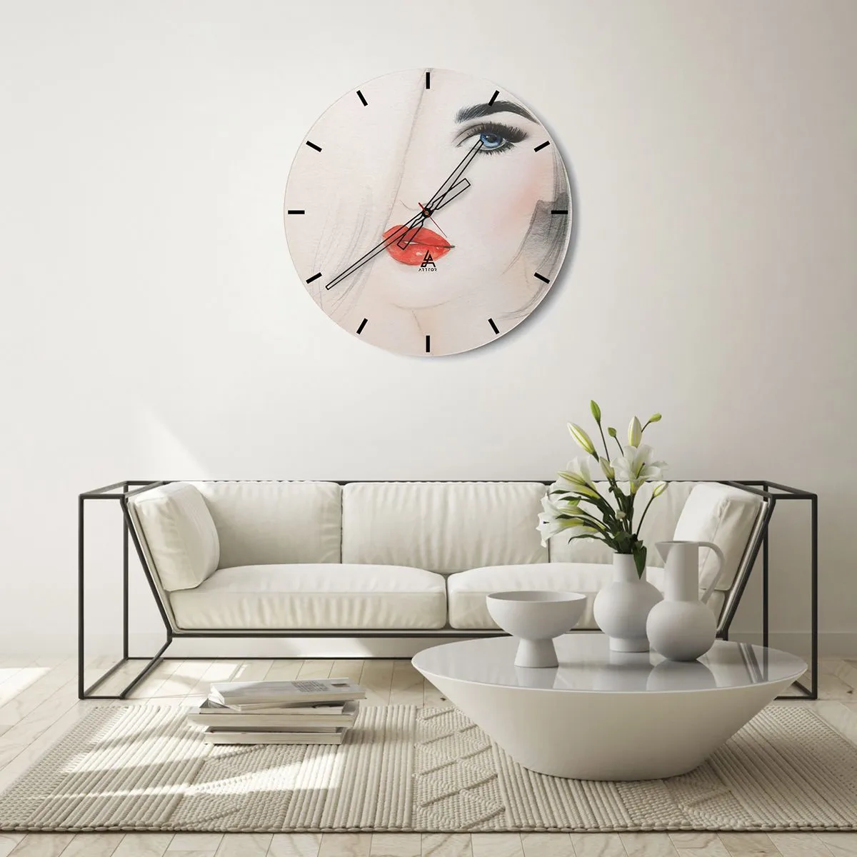 Horloge murale - Pendule murale - Il hypnotise et enivre - 30x30 cm