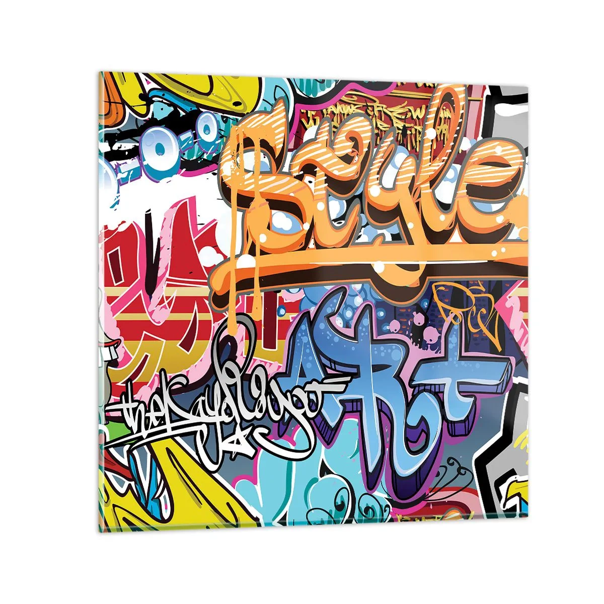 Impression sur verre - Image sur verre - Fresques, fresques, fresques… - 60x60 cm