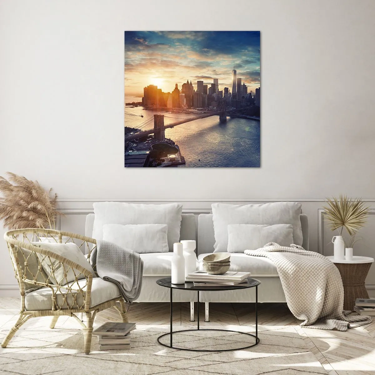 Impression sur verre - Image sur verre - Monument de la culture occidentale - 30x30 cm