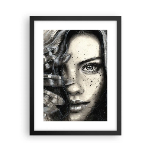 Affiche dans un cadre noir - Poster - Beauté sauvage - 30x40 cm