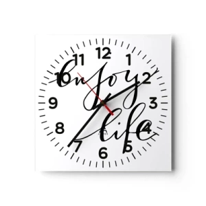 Horloge murale - Pendule murale - Rien à ajouter.... - 30x30 cm