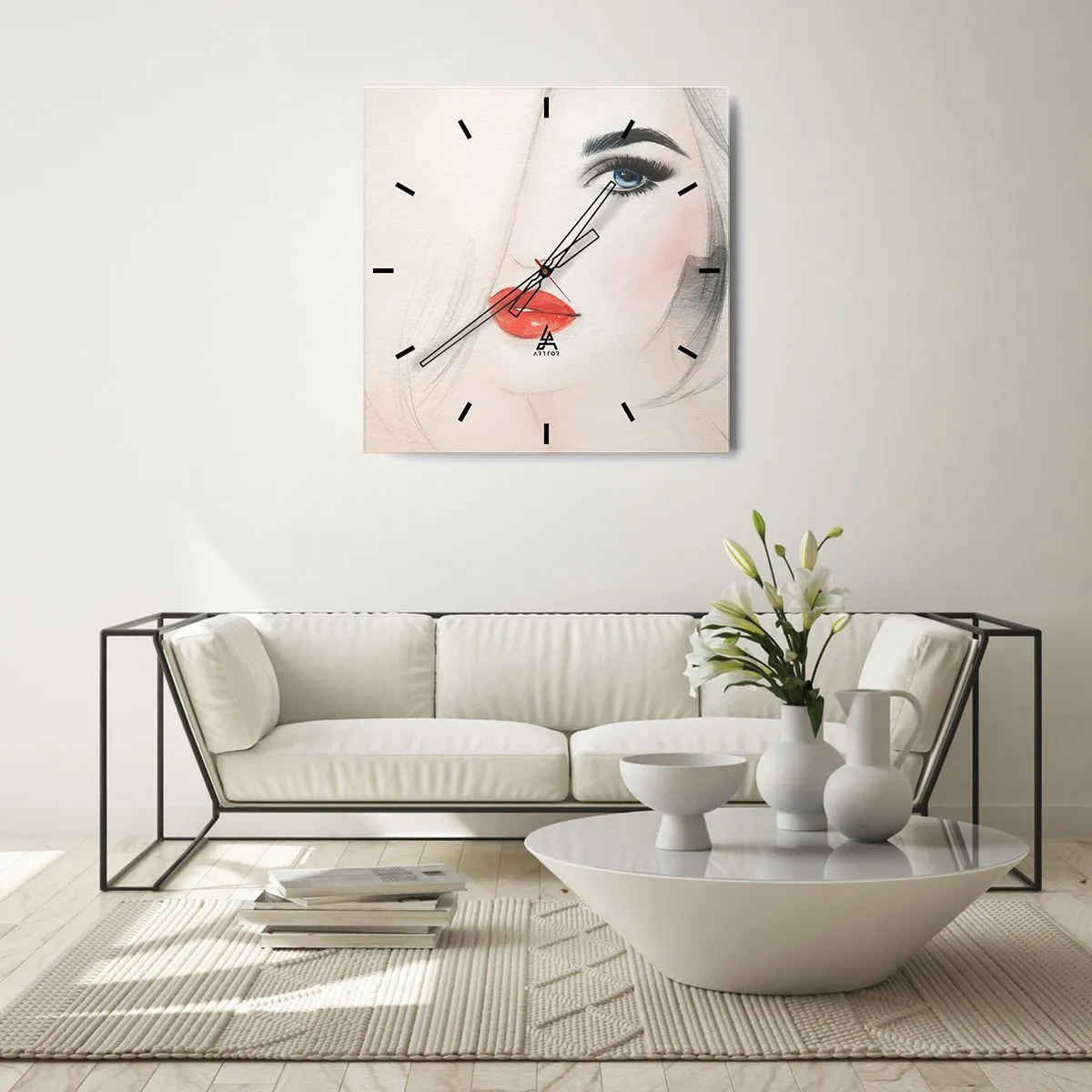 Horloge murale - Pendule murale - Il hypnotise et enivre - 30x30 cm