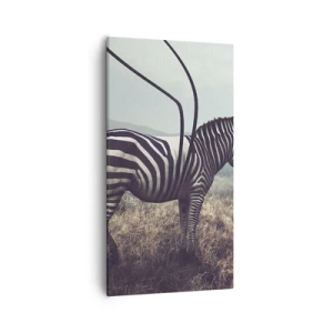 Impression sur toile - Image sur toile - Attention! Malfaçon - 55x100 cm