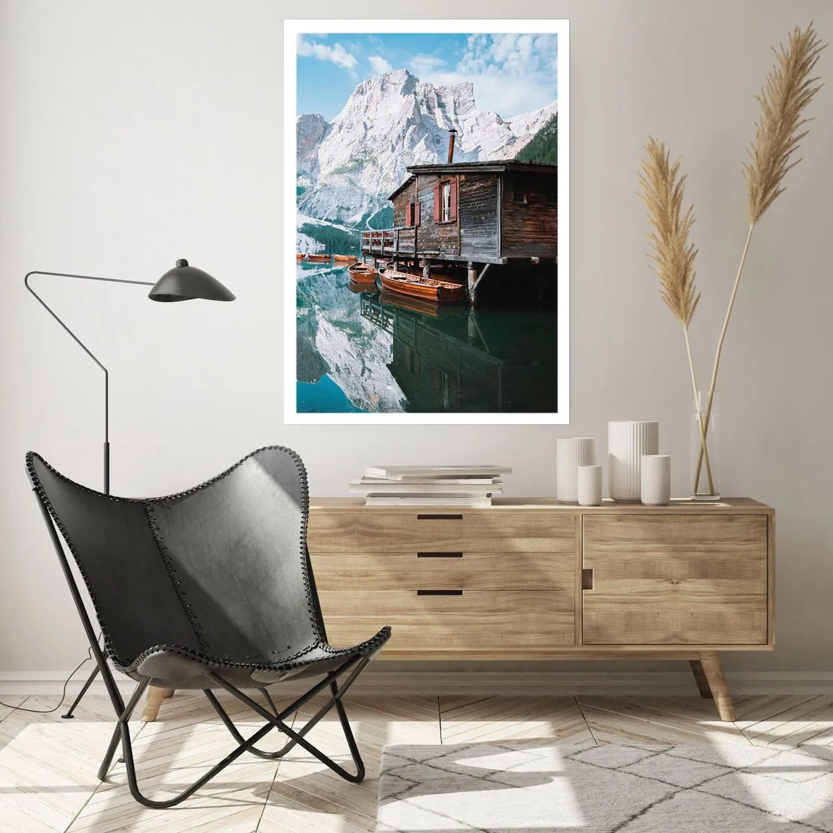 Affiche - Poster - Un matin cristallin en montagne - 70x100 cm