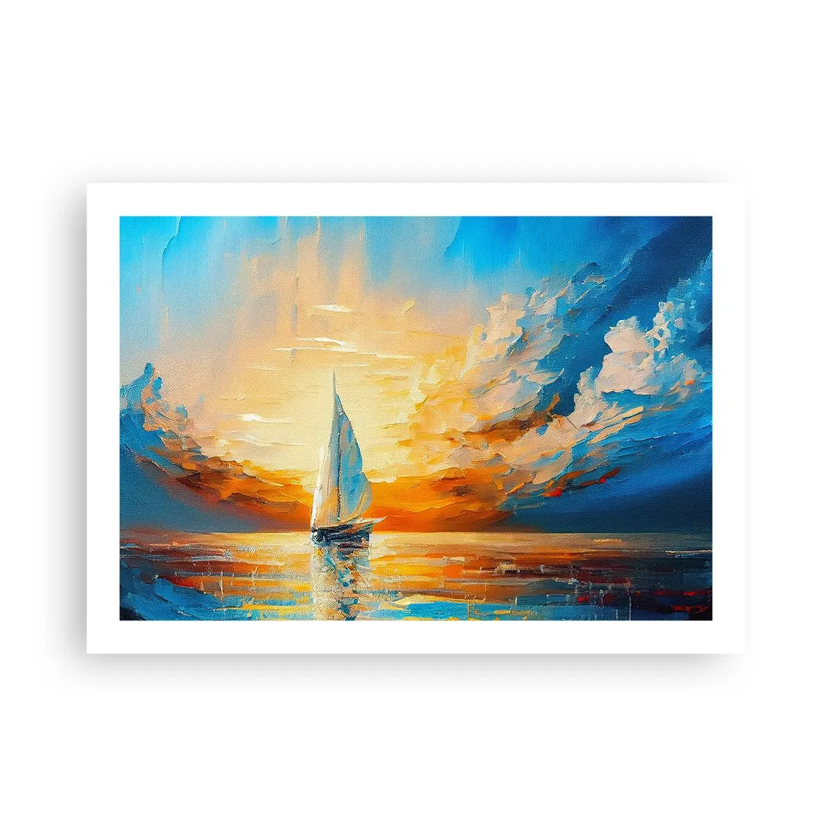 Affiche - Poster - Expédition en or - 70x50 cm