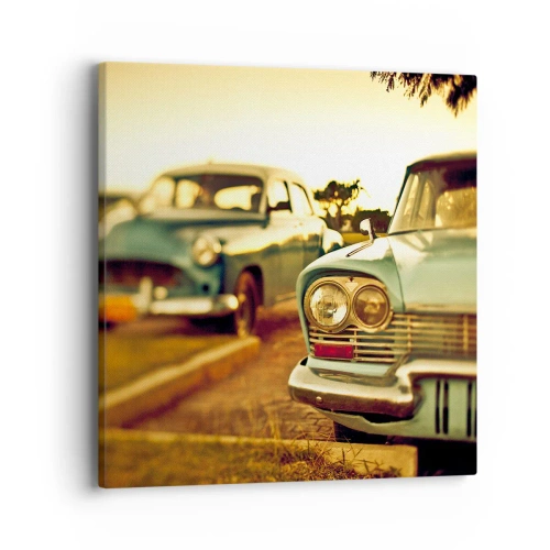 Impression sur toile - Image sur toile - Nous attendrons et verrons - 40x40 cm