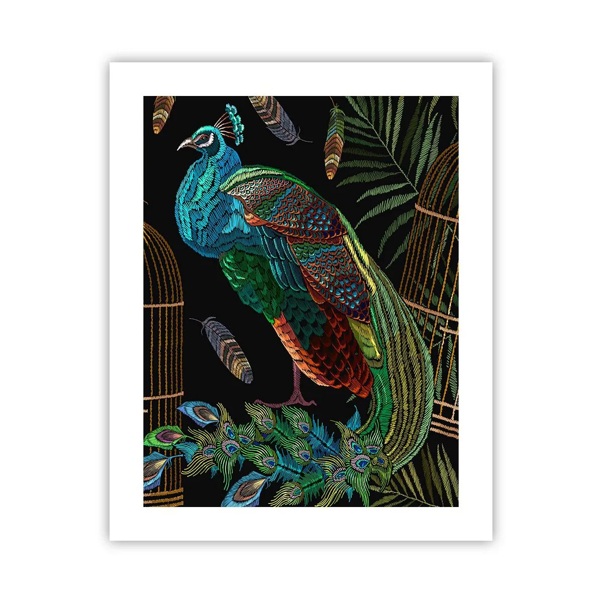 Affiche - Poster - En robes royales - 40x50 cm