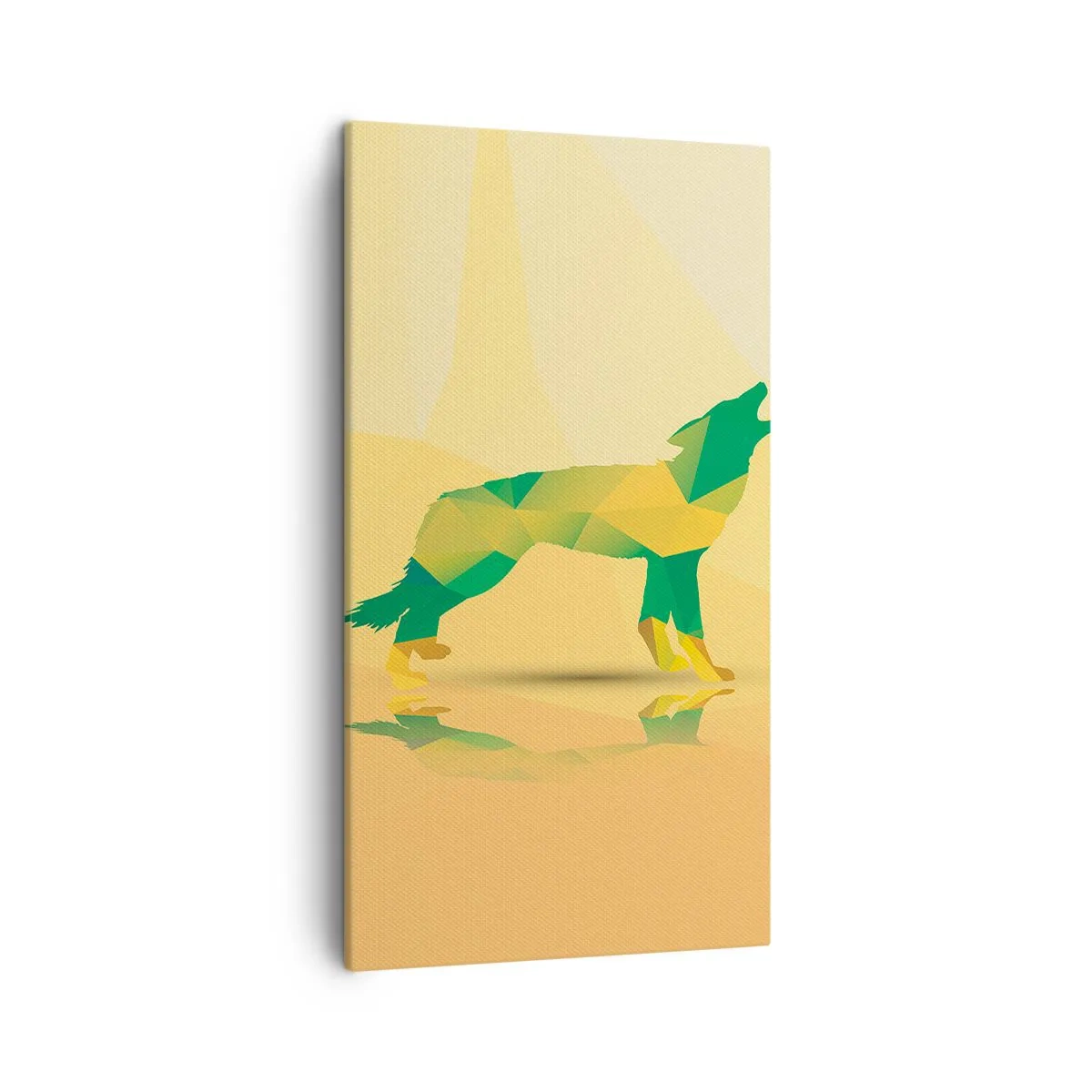 Impression sur toile - Image sur toile - Loup solitaire - 45x80 cm