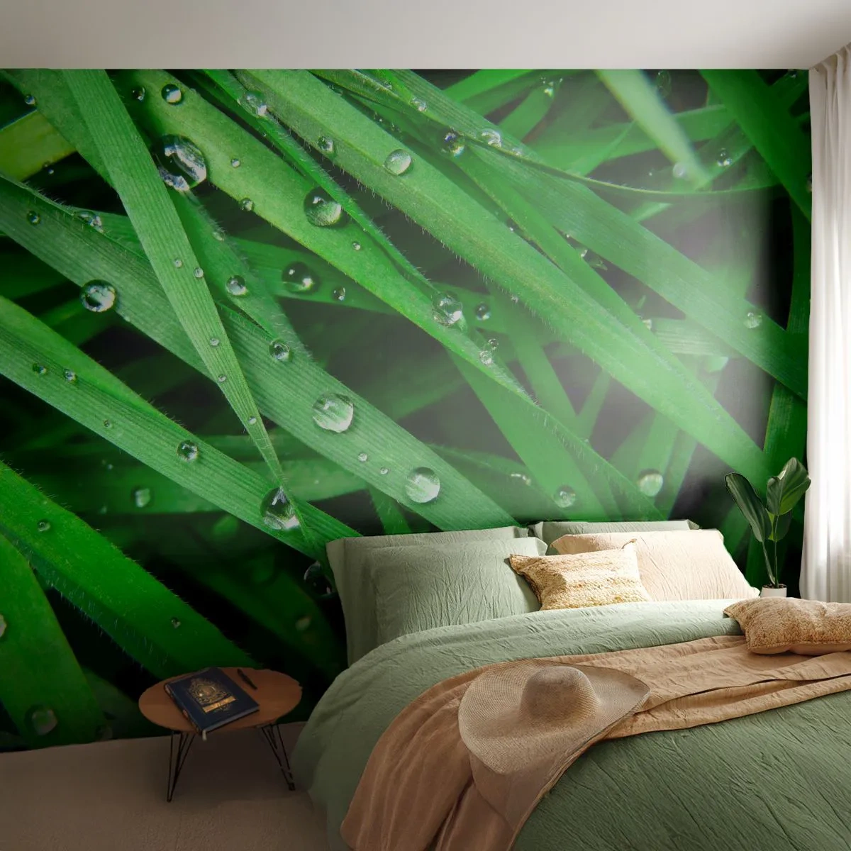 Papier Peint Photo Premium Sand - Jouez dans le vert - Nature, L'herbe verte, Jardin - 400x280 cm