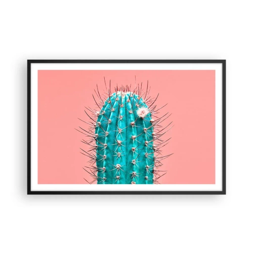 Affiche dans un cadre noir - Poster - Juste regarde - 91x61 cm