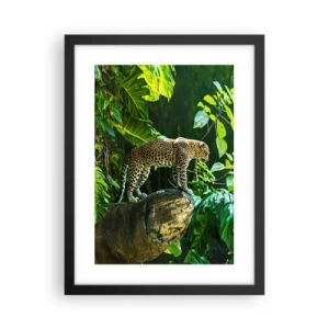 Affiche dans un cadre noir - Poster - À la chasse? - 30x40 cm