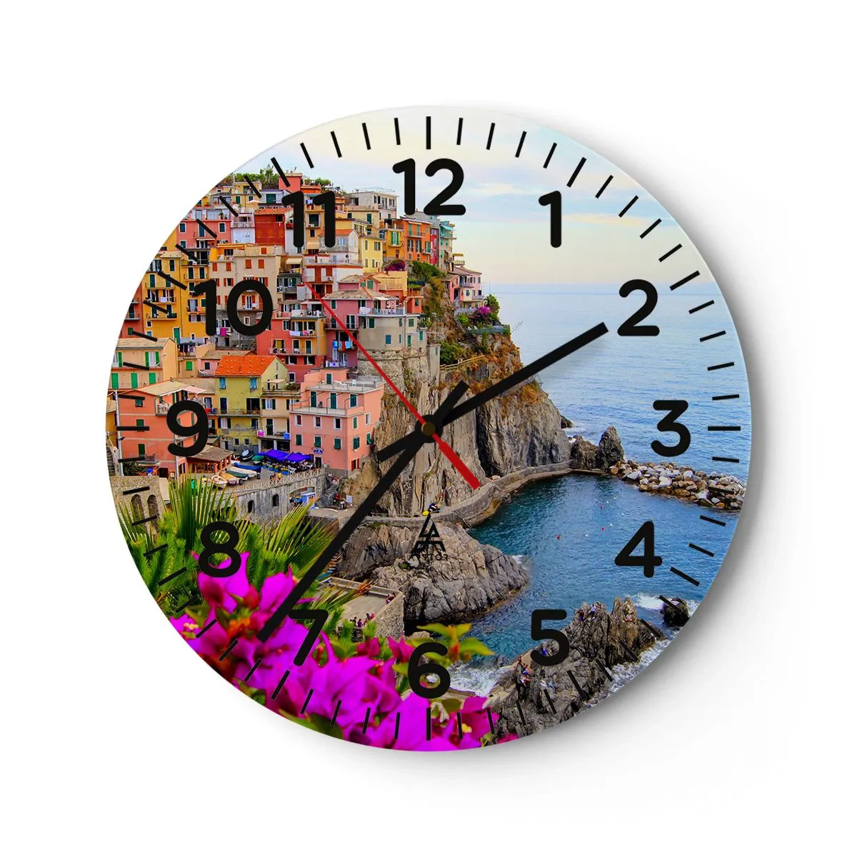 Horloge murale - Pendule murale - La ville qui rit - 30x30 cm