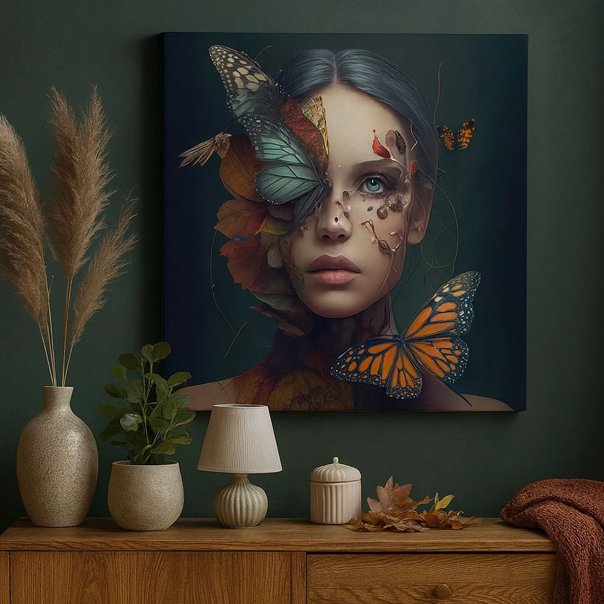 Impression sur toile - Image sur toile - Une merveilleuse métamorphose - 30x30 cm