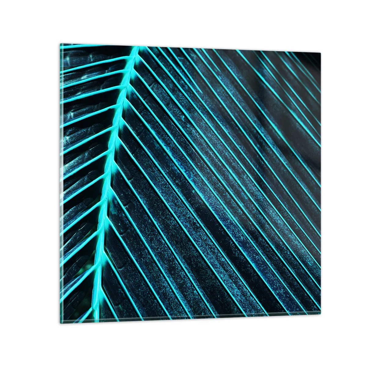 Impression sur verre - Image sur verre - Texture verte - 30x30 cm