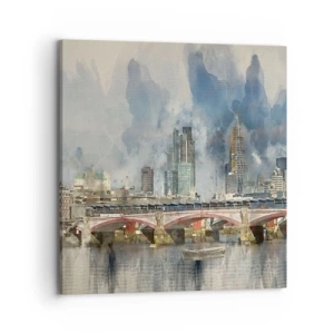 Impression sur toile - Image sur toile - Londres dans toute sa splendeur - 70x70 cm