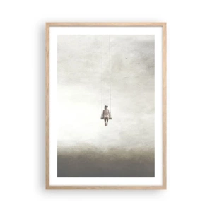 Affiche dans un chêne clair - Poster - Enfant en nous - 50x70 cm