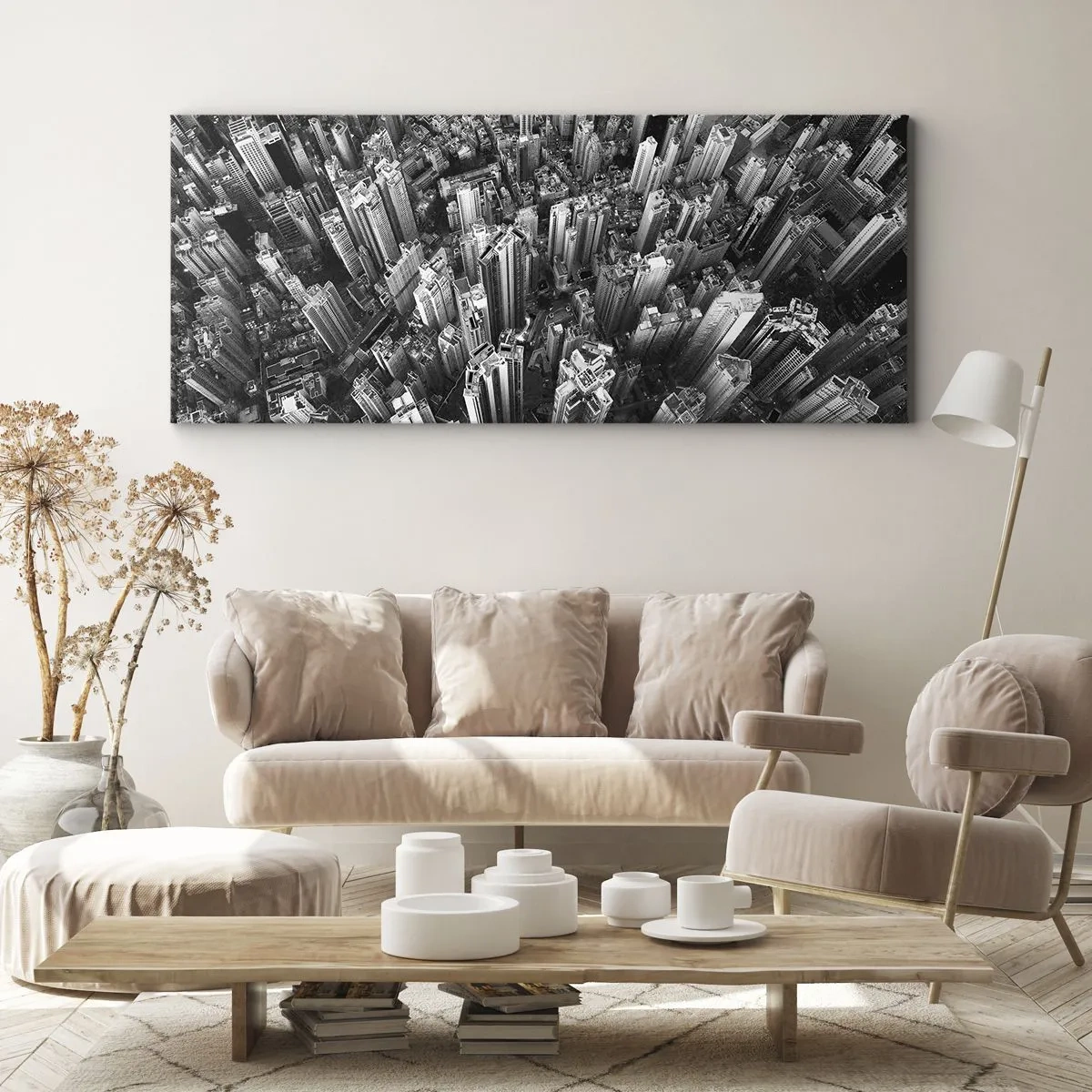 Impression sur toile - Image sur toile - Toujours de plus en plus haut - 100x40 cm
