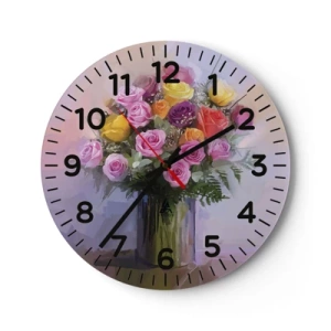Horloge murale - Pendule murale - Beauté conservée - 40x40 cm