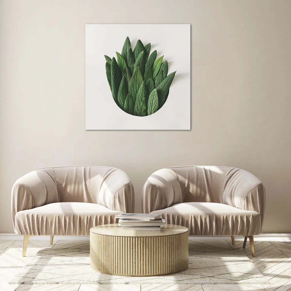 Impression sur verre - Image sur verre - Curiosité sans retenue - 40x40 cm