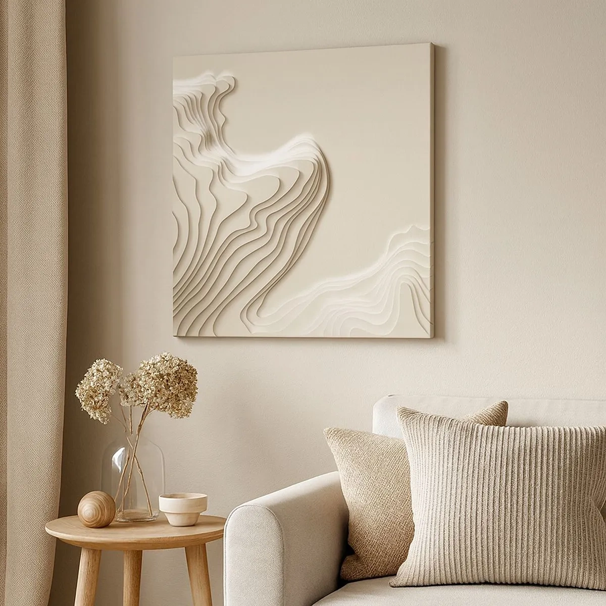 Impression sur toile - Image sur toile - Topographie artistique - 30x30 cm