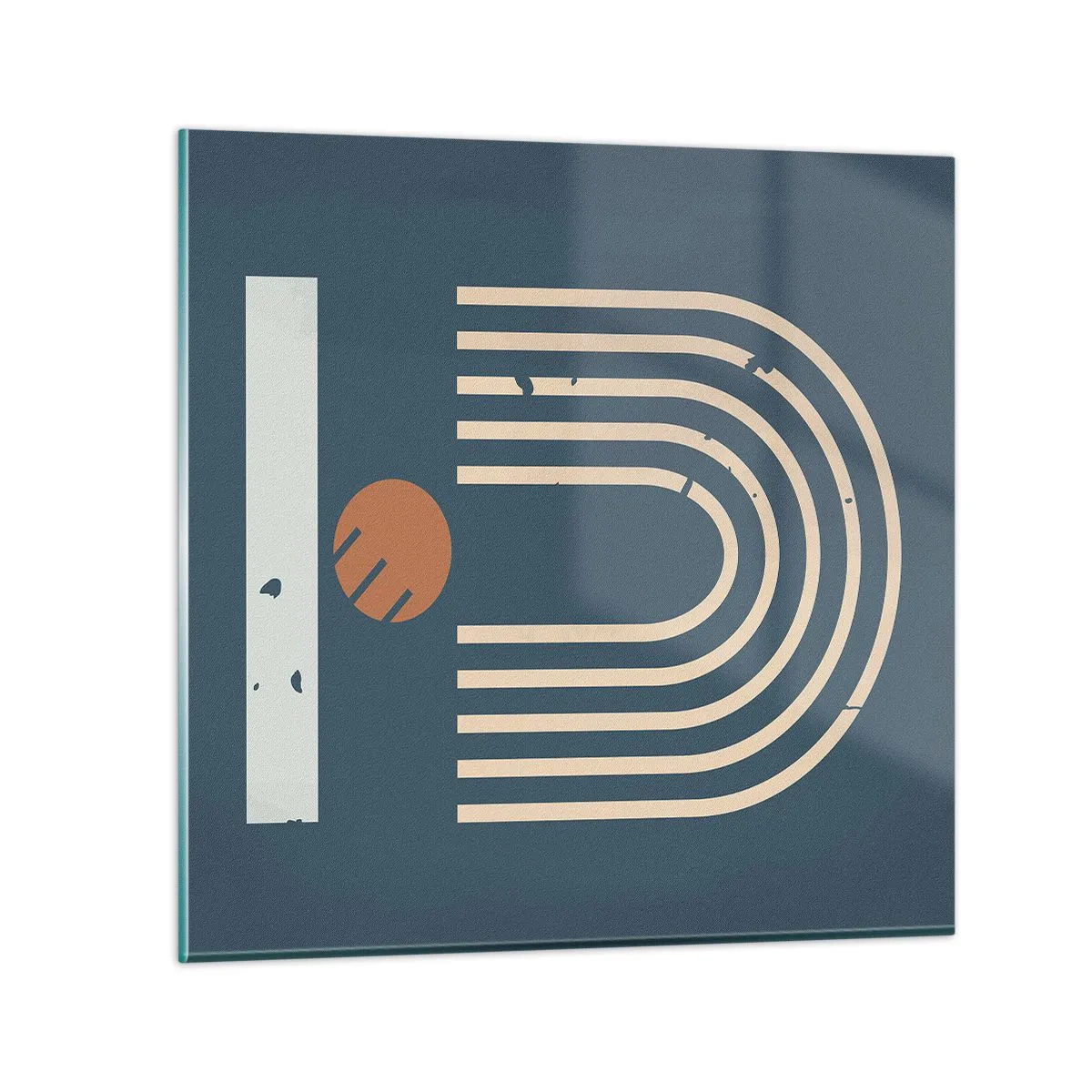 Impression sur verre - Image sur verre - Géométrie sur la grenade - 40x40 cm