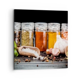 Impression sur toile - Image sur toile - Pour que la vie ait du goût - 70x70 cm