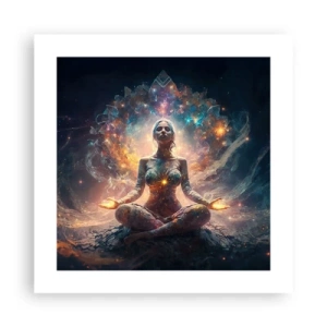 Affiche - Poster - Flux de bonne énergie - 40x40 cm