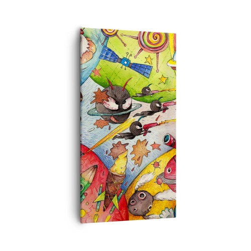 Impression sur toile - Image sur toile - Grande aventure spatiale - 55x100 cm