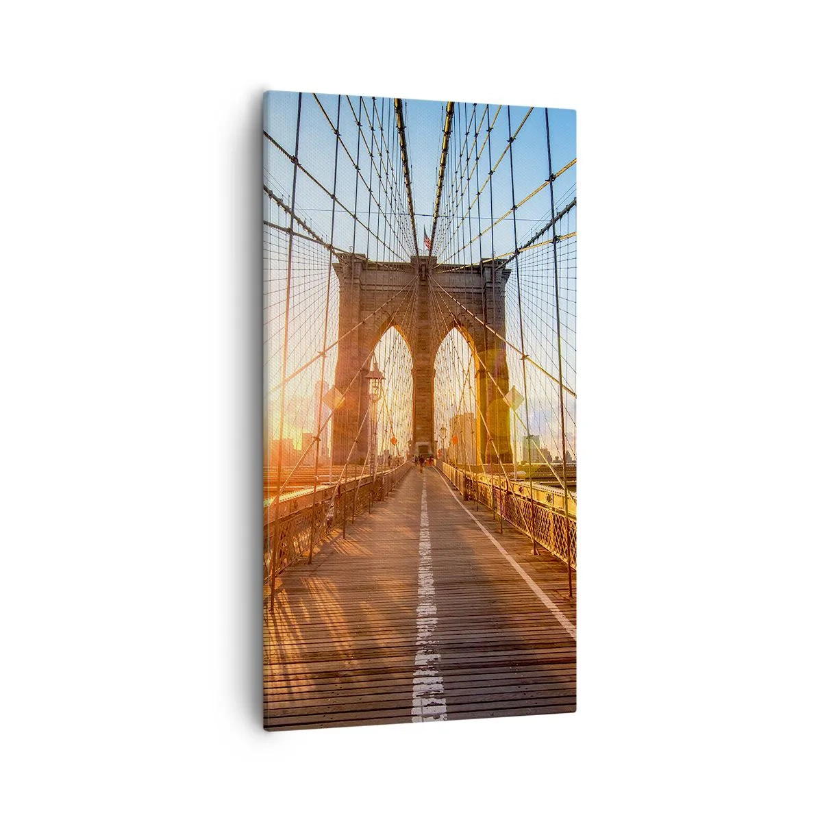 Impression sur toile - Image sur toile - Sur le pont d'or - 55x100 cm