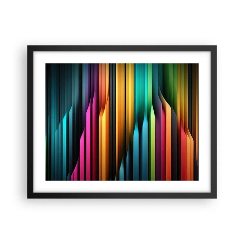 Affiche dans un cadre noir - Poster - Un organe de lumière - 50x40 cm