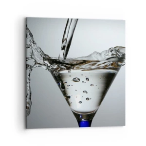 Impression sur toile - Image sur toile - Sur le bord de la coupe - 70x70 cm