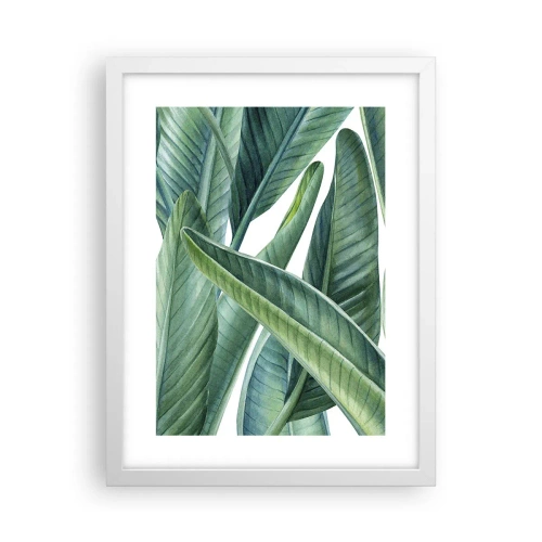 Affiche dans un cadre blanc - Poster - La nature face à elle-même - 30x40 cm