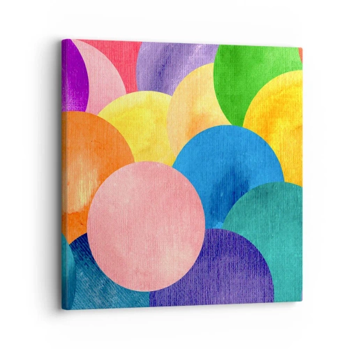 Impression sur toile - Image sur toile - La plénitude primitive de la vie - 30x30 cm