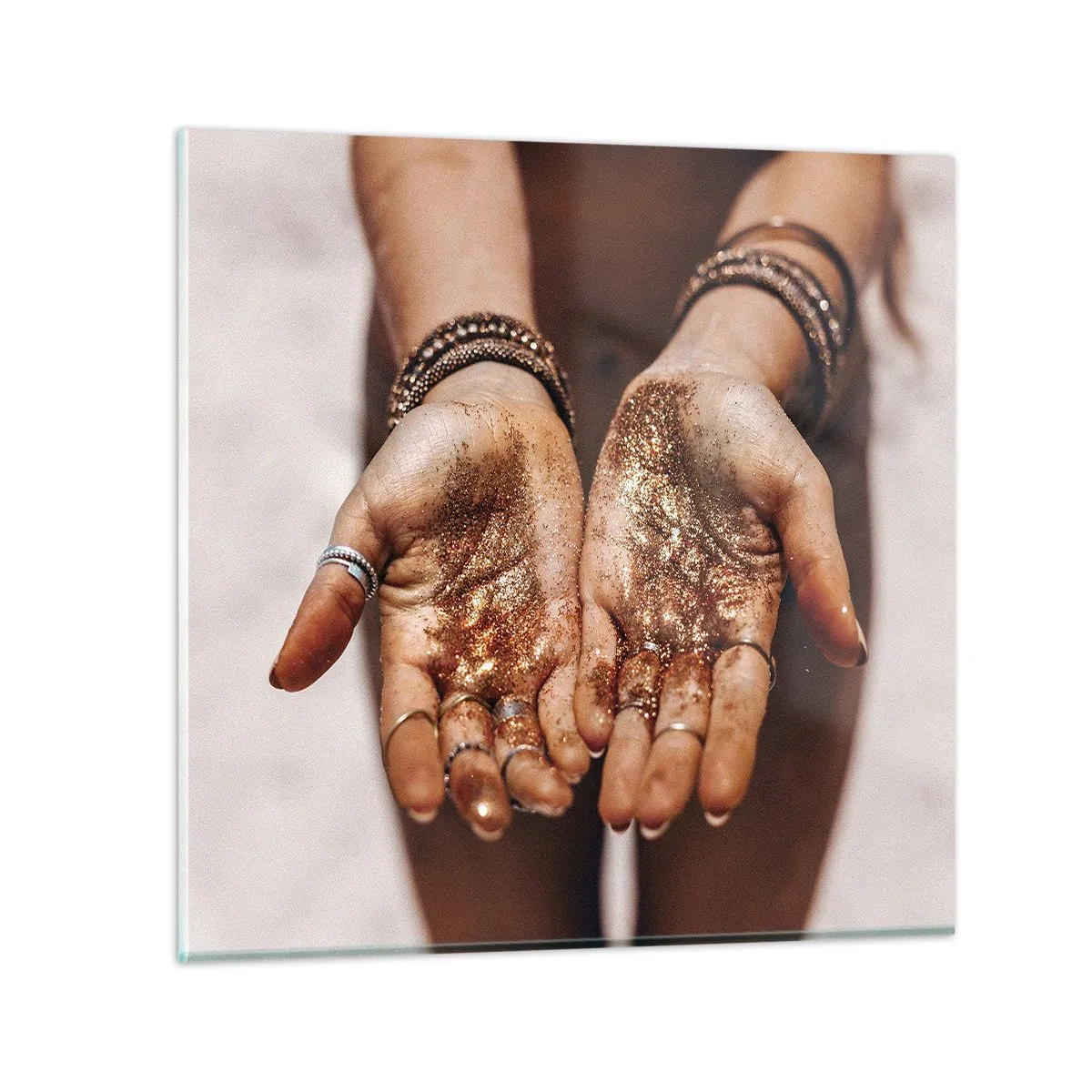 Impression sur verre - Image sur verre - Un don pour vous - 30x30 cm