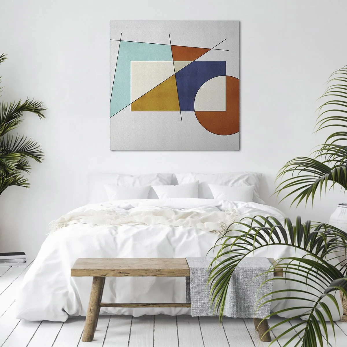 Impression sur toile - Image sur toile - Abstraction : plaisir moderniste - 30x30 cm