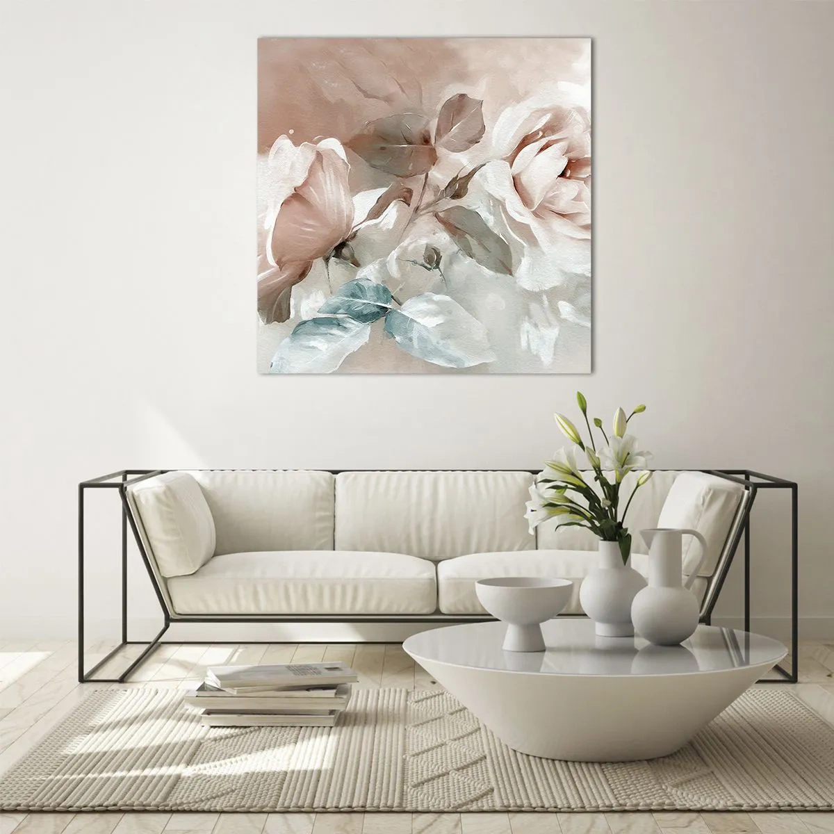Impression sur verre - Image sur verre - L'esprit du romantisme - 40x40 cm
