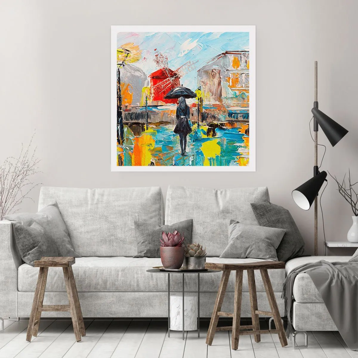 Affiche - Poster - Légende parisienne - 40x40 cm