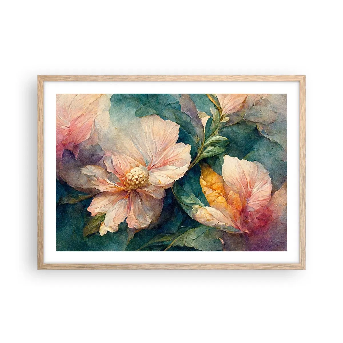 Affiche dans un chêne clair - Poster - Uniquement de la subtilité - 70x50 cm