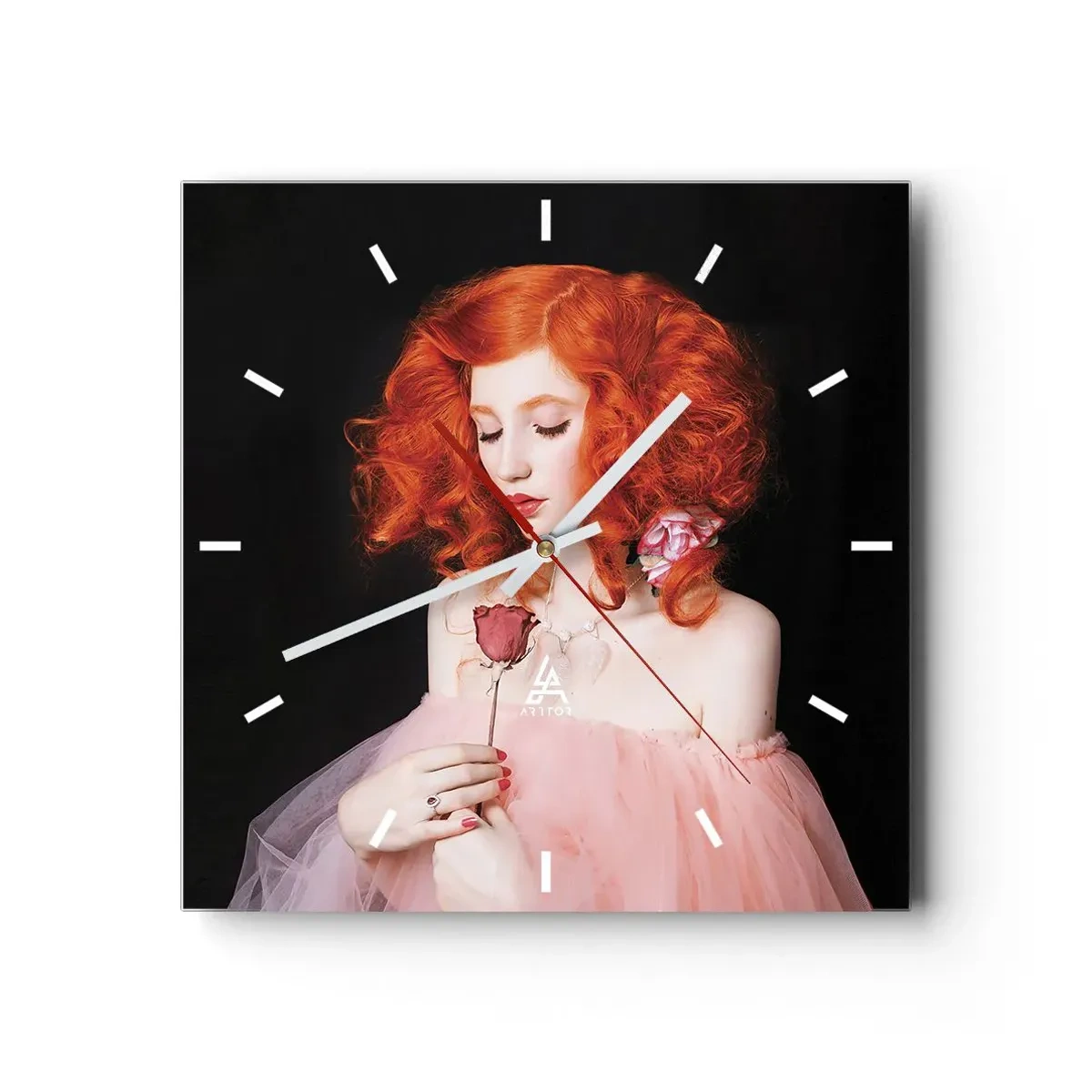 Horloge murale - Pendule murale - De style baroque - 40x40 cm