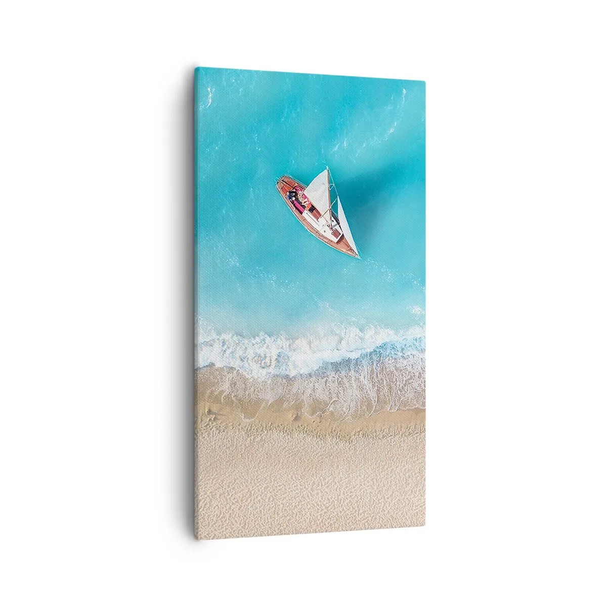 Impression sur toile - Image sur toile - A la frontière de l'azur et de l'or - 55x100 cm