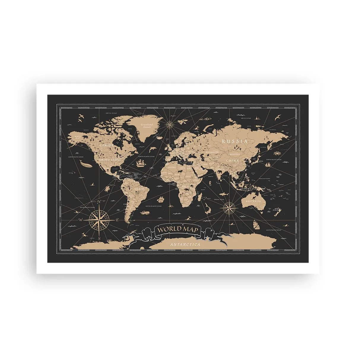 Affiche - Poster - Les limites de mon monde - 91x61 cm
