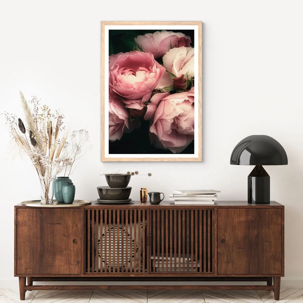 Affiche dans un chêne clair - Poster - Le charme de la belle époque - 70x100 cm